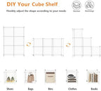 AWTATOS Cube Storage Organizer, Closet Organizers, 6 Cube Shelf - Image 6