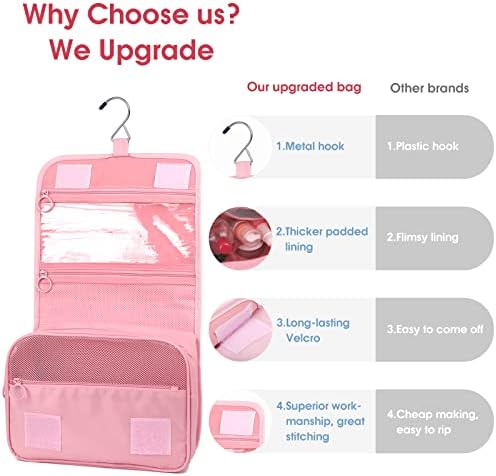 Narwey Small Hanging Travel Toiletry Bag - Image 5