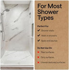 GORILLA GRIP Square Shower Stall Mat, Bathtub Floor Mat, 21x21 White - Image 6