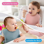 ME.FAN Silicone Baby Bibs for Babies & Toddlers | Adjustable Silicone Bibs 2 Set - Image 5