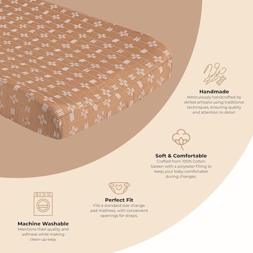 Crane Baby Stretchy Changing Pad Cover, Breathable Changing Pad Cover - Image 2
