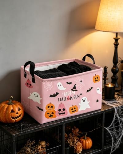 Essme Rectangular Halloween Basket, Kids Storage Bins Organizer - Image 6