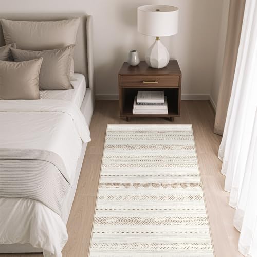 Nakagishi Boho 2x4 Washable Area Rug Non Slip Carpet - Image 4