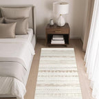 Nakagishi Boho 2x4 Washable Area Rug Non Slip Carpet - Image 4