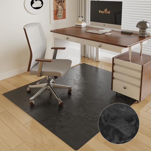 50" x 60" Office Chair Mat for Hardwood Floor, Durable PVC Floor Protector by FeelLifeEnjoyLifelmmerseYourselfInLife