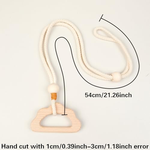 2 Pack Wooden Curtain Tiebacks - Image 7