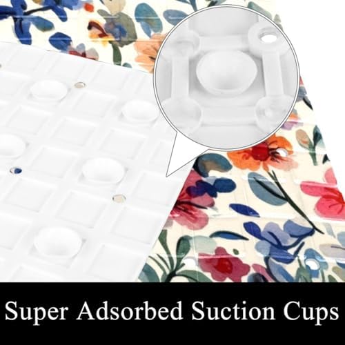 Shower Mat Bathtub Mat, 26.8x15.1 inch, Non-Slip Bath Mat - Image 3