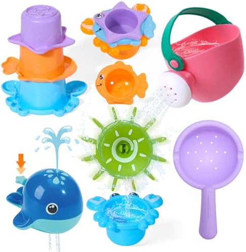 Mold Free Bath Toys | Easy Clean & Fun Baby Bath Toys by EazierWizter
