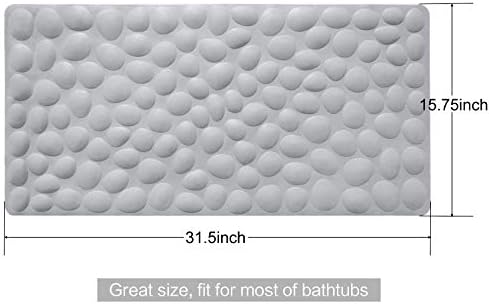 Non-Slip Bathtub Mat OTHWAY Soft Rubber Bathroom Bathmat - Image 3