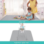 Splat Mat 2 Pack for Under High Chair Waterproof Splash Mat 42''×46'' - Image 5