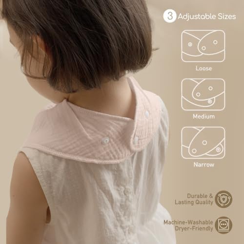 10 Pack Muslin Baby Bandana Bibs - Image 4