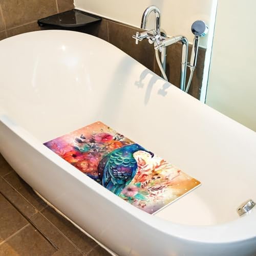 Non Slip Bathtub and Shower Mat 26.8x15.1 inch, Bath Mat - Image 5