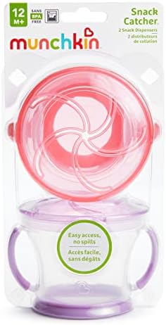 Munchkin Snack Catcher Toddler Snack Cups, No Spill - Image 5