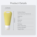 Travel Squeeze Bottle with Clip, TSA Approved, 3 oz, 4 Pack - Image 6