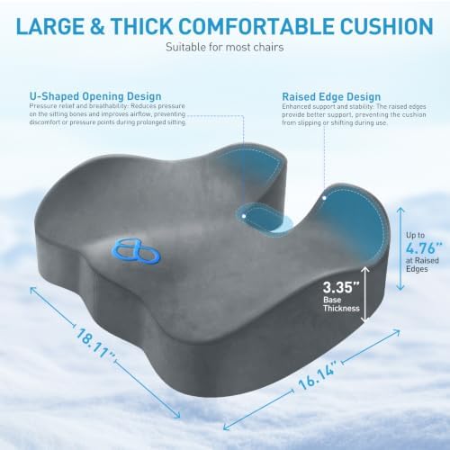 BlissTrends Memory Foam Seat Cushion - Image 2