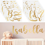 Boao Personalized Name Letter Wall Decal, Elegant Script by Boao