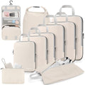 Gonex 10-Piece Compression Packing Cubes by Gonex