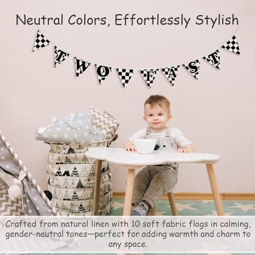 Two Fast Birthday Decorations, 2nd Birthday Decoration - Image 2