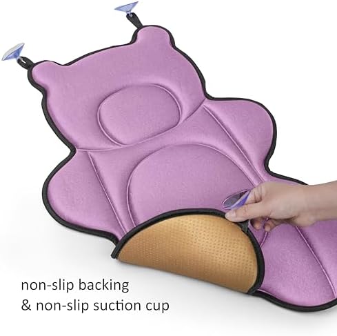 Baby Bath Cushion Mat, Soft Newborn Bathtub Pad - Image 3