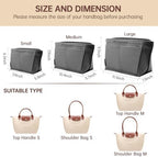 OPPOSHE Purse Organizer Insert for Longchamp Le Pliage, Premium Felt Long Champ - Image 2