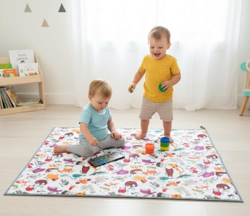 Waterproof High Chair Splat Mat – Machine Washable Floor & Table Protector - Image 6