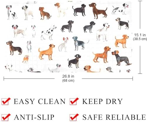 Shower Mat Bathtub Mat, 26.8x15.1 inch, Non-Slip Bath Mat - Image 4