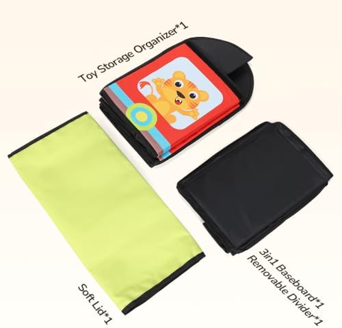 YOHOOLYO Large Flip-Top Toy Box Storage - Image 3