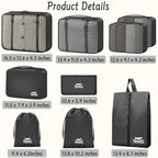 9 Set Packing Cubes for Travel Essentials - Image 2