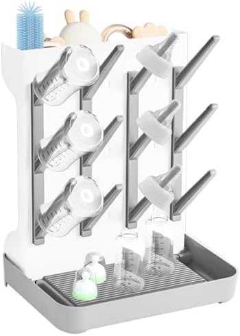 Baby Bottle Drying Rack, Removable Vertical Dryer by Unknown