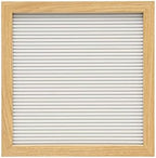 Kate & Milo 10" x 10" White Wooden Letterboard Set - Image 2