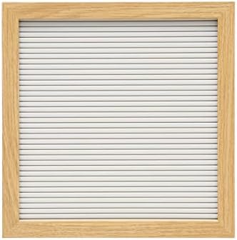 Kate & Milo 10" x 10" White Wooden Letterboard Set - Image 2