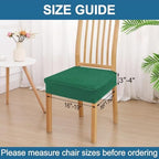 Smiry Waterproof Seat Covers for Dining Room Chairs - Image 2