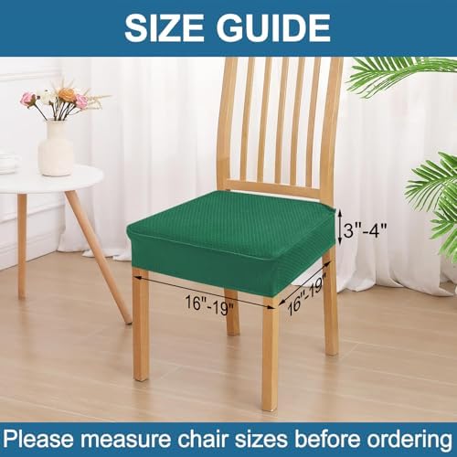 Smiry Waterproof Seat Covers for Dining Room Chairs - Image 2