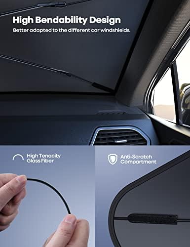 Lamicall Car Windshield Sunshade Umbrella - Image 5