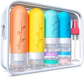 18pack Travel Bottles for Toiletries:Silicone TSA Approved-Containers for by Tocelffe