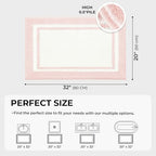GRANNY SAYS Pink Bathroom Rug, Cute Bath Mat - Image 3