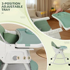 Ktaxon Baby High Chair, 6-in-1 Portable Rocking Highchair - Image 6
