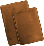 Clara Clark 2 Piece Bathroom Rugs Bath Mat Set, Velvet Memory Foam Bath Mats - Image 4