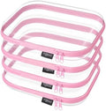 YQBRAO Clear Hard Shell Zipper Cases, 4 Medium Makeup Organizers by Unknown