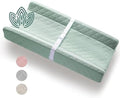 Organic Cotton Covered Contoured Baby Changing Pad | Waterproof Foam Mattress by Modera