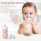 4Pack Silicone Sleeves for Philips Avent Natural Glass Baby Bottles - Image 2