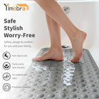 Yimobra Non Slip Bath Mat for Tub 40x16, Extra Long Bath Tub Mat - Image 5