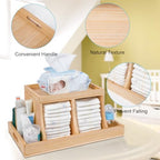 Diaper Caddy Organizer, Changing Table Organizer, Wooden Diaper Organizer - Image 6