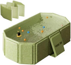 Portable & Foldable Bathtub for Newborns to Toddlers, Baby Bathtub, Lightweight by DUSHARKFUN
