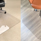 2Pack Crystal Clear 1/5" Thick 54" x 32" Heavy Duty Hard Chair Mat, Can be Used - Image 3