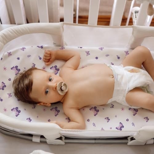 4 Pack Butterfly Baby Crib Sheets - Image 3