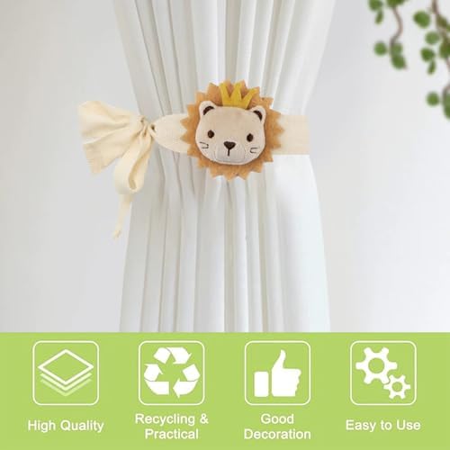Cute Cartoon Animal Curtain Tiebacks - Image 3