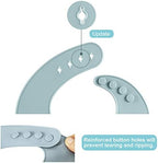 PandaEar Set of 3 Silicone Baby Bibs Waterproof, 10-72 Months - Image 4