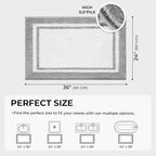 GRANNY SAYS Microfiber Bathroom Rugs Non Slip Washable, Water Absorbent Bath - Image 2