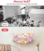 Stuffed Animal Net Hammock, Save Space Eliminate Clutter - Image 2